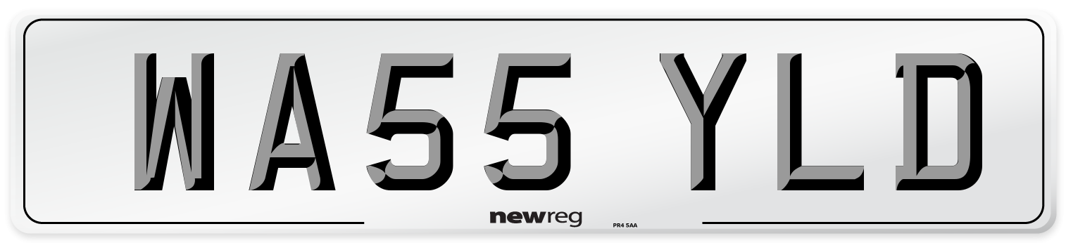 WA55 YLD Number Plate from New Reg